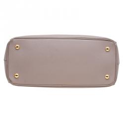 Pre Owned Prada Blush Pink Saffiano Lux Leather Small Tote