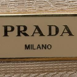 Pre Owned Prada Blush Pink Saffiano Lux Leather Small Tote