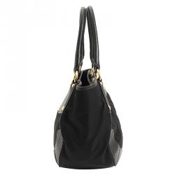 Pre Owned Prada Black Nylon Tote