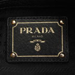 Pre Owned Prada Black Nylon Tote