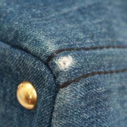 Pre Owned Prada Blue Denim Gardener's Tote