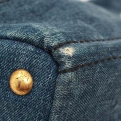 Pre Owned Prada Blue Denim Gardener's Tote