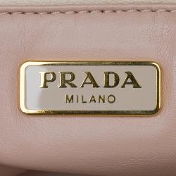 Pre Owned Prada Beige Leather Car-Applique Clutch
