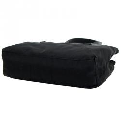 Pre Owned Prad Black Nylon Tote
