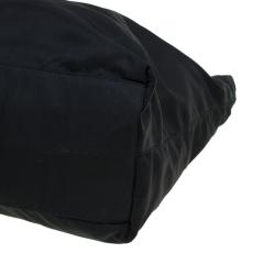 Pre Owned Prada Black Nylon Shopper Tote