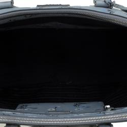 Pre Owned Prada Grey Floral Print Saffiano Leather Tote