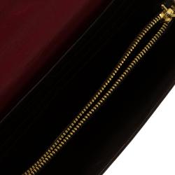 Pre Owned Prada Leopard Print Calf Hair Continental Wallet