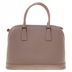 Pre Owned Prada Blush Pink Saffiano Lux Leather Promenade Tote