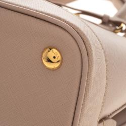 Pre Owned Prada Blush Pink Saffiano Lux Leather Promenade Tote