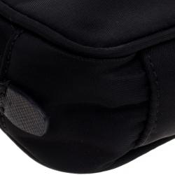 Pre Owned Prada Black Nylon Mini Crossbody Bag