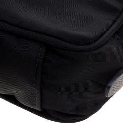 Pre Owned Prada Black Nylon Mini Crossbody Bag