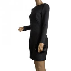 Pre Owned Prada Black Leather Mini Box Clutch