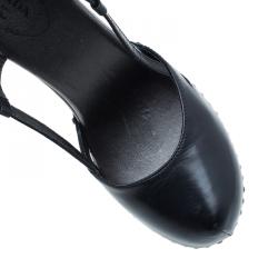 Prada Black Slingback Sandals Size 38