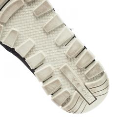 Pre Owned Prada Black Canvas Jeweled Slip on Sneakers Size 40