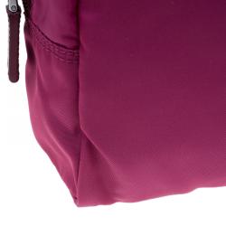 Prada Pink Nylon Vela Cosmetic Pouch