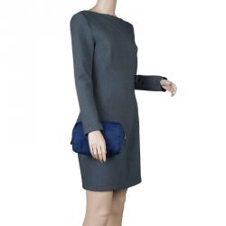 Prada Royal Blue Vela Necessary Beauty Pouch 