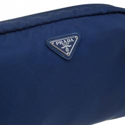 Prada Royal Blue Vela Necessary Beauty Pouch 