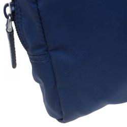 Prada Royal Blue Vela Necessary Beauty Pouch 