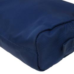 Prada Royal Blue Vela Necessary Beauty Pouch 
