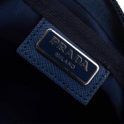 Prada Royal Blue Vela Necessary Beauty Pouch 