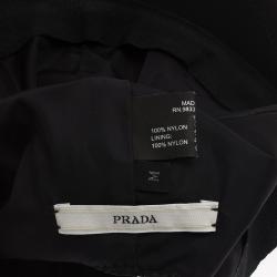 Prada Black Nylon Baseball Cap Size M