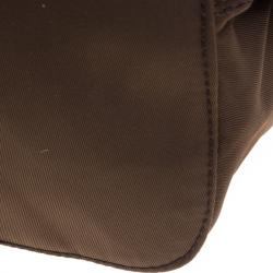 Prada Fatigue Green Nylon Drawstring Backpack