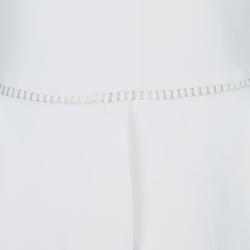 Preen by Thornton Bregazzi White Layered Asymmetric Sleeveless Dress XS