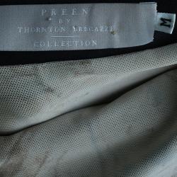 Pre Owned Preen By Thornton Bregazzi Black Lace Bandage Dress M