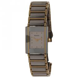 Pre Owned Rado White Stainless Steel Integral Women's Wristwatch 20MM