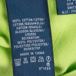 Pre Owned Ralph Lauren Lime Green Polo T-Shirt M