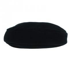 Pre Owned Ralph Lauren Black Velvet Small Hobo