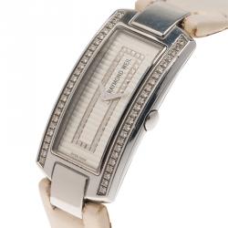 Pre Owned Raymond Weil Silver Stainless Steel Diamond Shine Women's Wristwatch 20MM