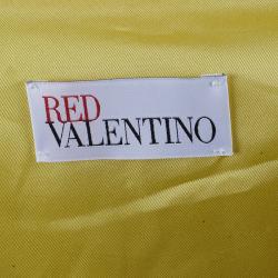 Pre Owned RED Valentino Textured Yellow Pea Coat M