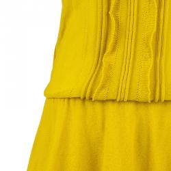 Pre Owned RED Valentino Yellow Drop Waist Dress M