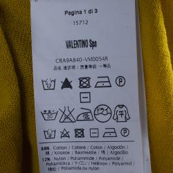 Pre Owned RED Valentino Yellow Drop Waist Dress M