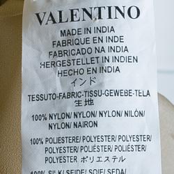 Pre Owned RED Valentino Beige Embellished Sleeveless Dress S