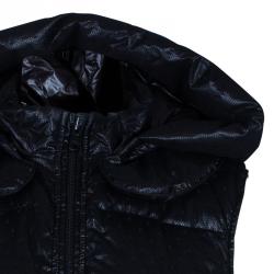Red Valentino Black Sleeveless Puffer Jacket M