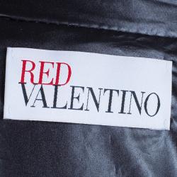 Red Valentino Black Sleeveless Puffer Jacket M