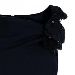 Pre Owned RED Valentino Black Bow Dress M