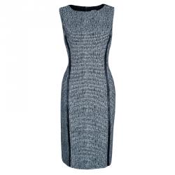 Pre Owned RED Valentino Monochrome Textured Dress M