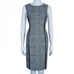 Pre Owned RED Valentino Monochrome Textured Dress M