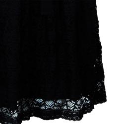 Pre Owned RED Valentino Black Lace Short Sleeve Dress M
