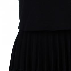 Pre Owned RED Valentino Black Short Sleeve Dress S