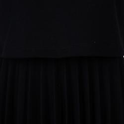 Pre Owned RED Valentino Black Short Sleeve Dress S