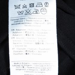 Pre Owned RED Valentino Black Short Sleeve Dress S