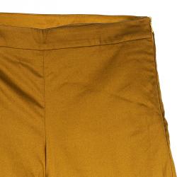 RED Valentino Brown Cotton Trousers S