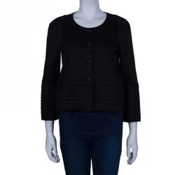 RED Valentino Black Layered Jacket M