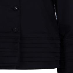 RED Valentino Black Layered Jacket M