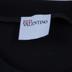 RED Valentino Black Layered Jacket M
