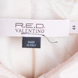 Pre Owned RED Valentino Blush Pink Rosette Nylon Jacket M